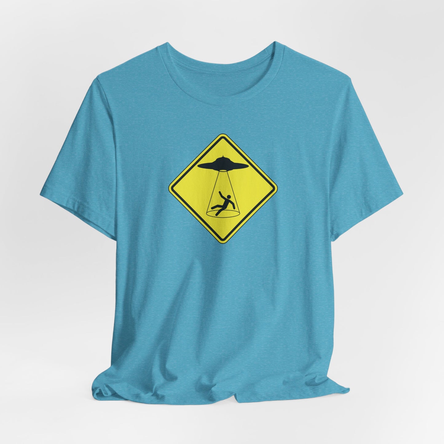 CAUTION UFO! Unisex Jersey Short Sleeve Tee