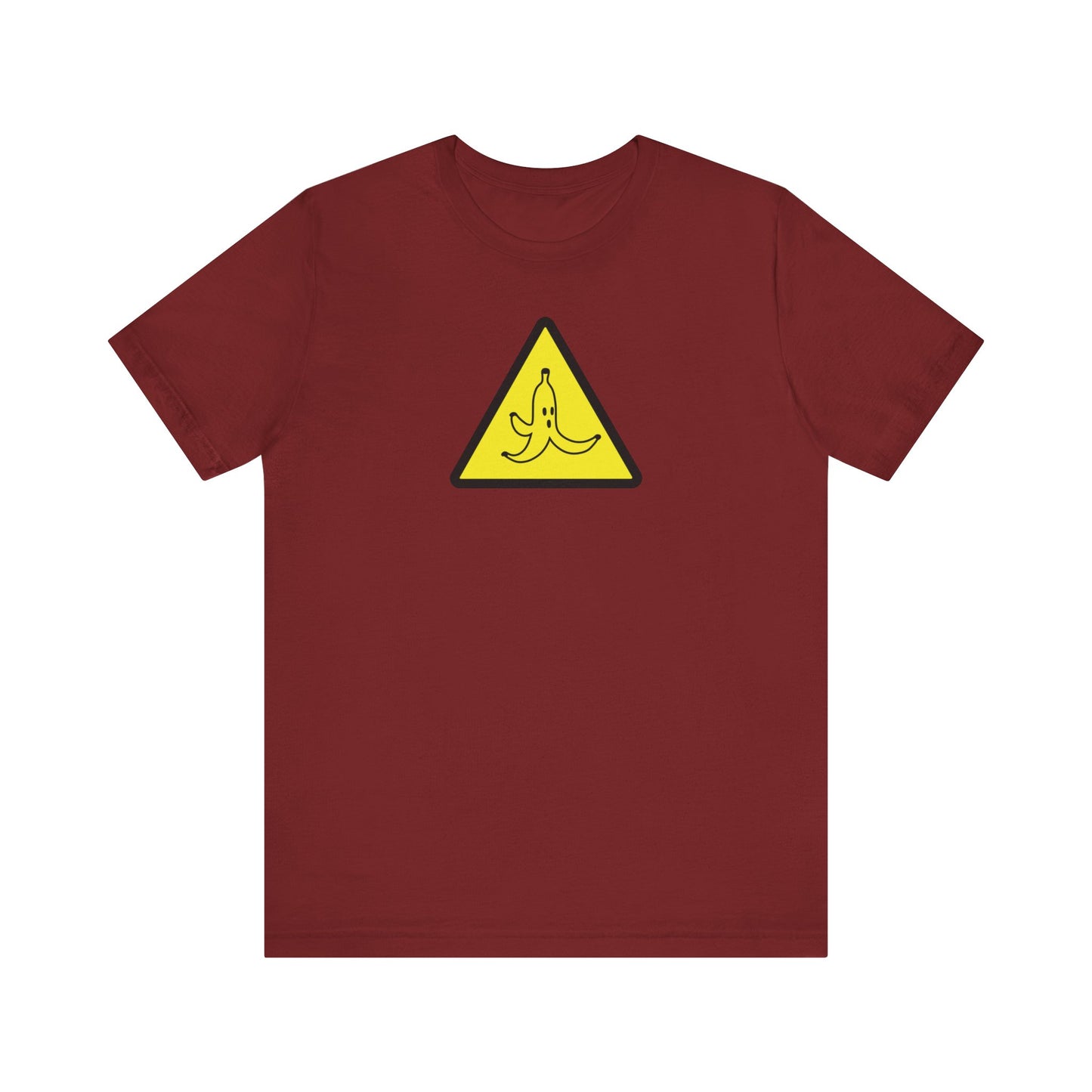 CAUTION BANANA. Unisex Jersey Short Sleeve Tee