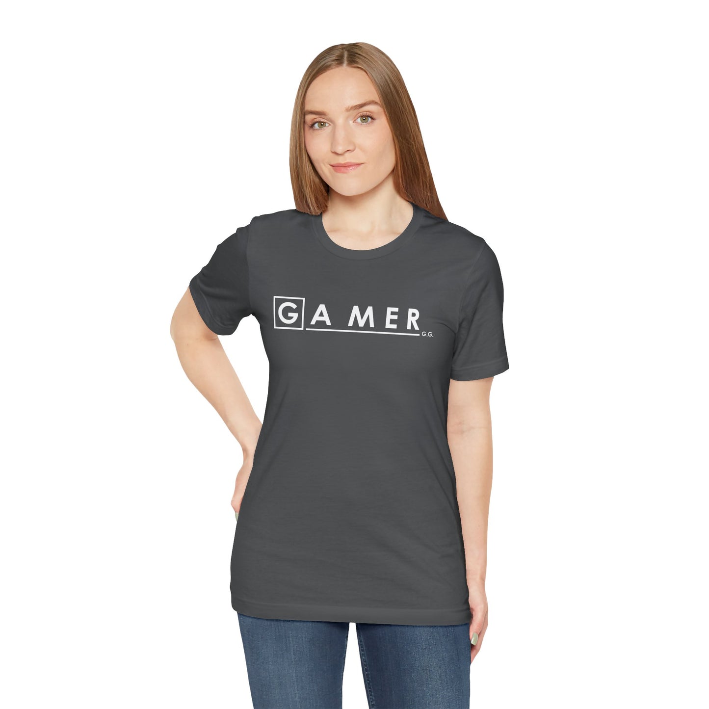 DR. GAMER IS IN THE HOUSE. Unisex Jersey Short Sleeve Tee