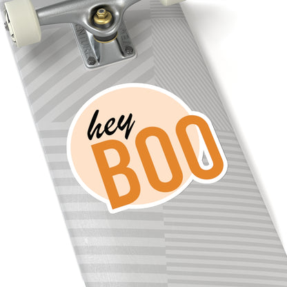 HEY BOO. Kiss-Cut Stickers