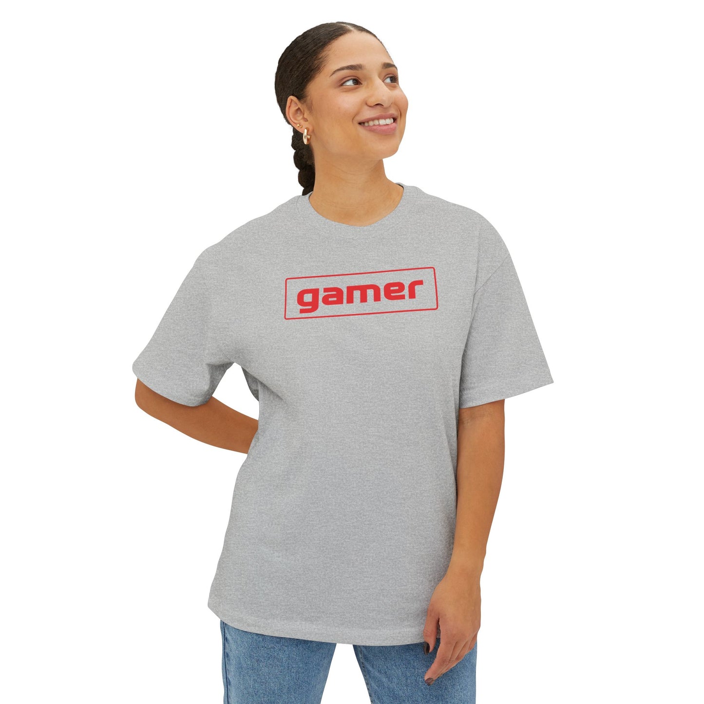MANCO GAMER. Unisex Oversized Boxy Tee