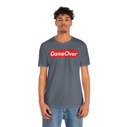 SUPER GAME OVER. Unisex Jersey Short Sleeve Tee