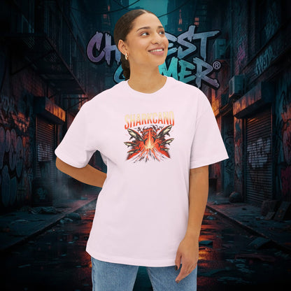 SHARKCANO V2. Unisex Oversized Boxy Tee