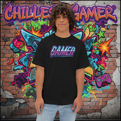 GAMER. Unisex Oversized Boxy Tee