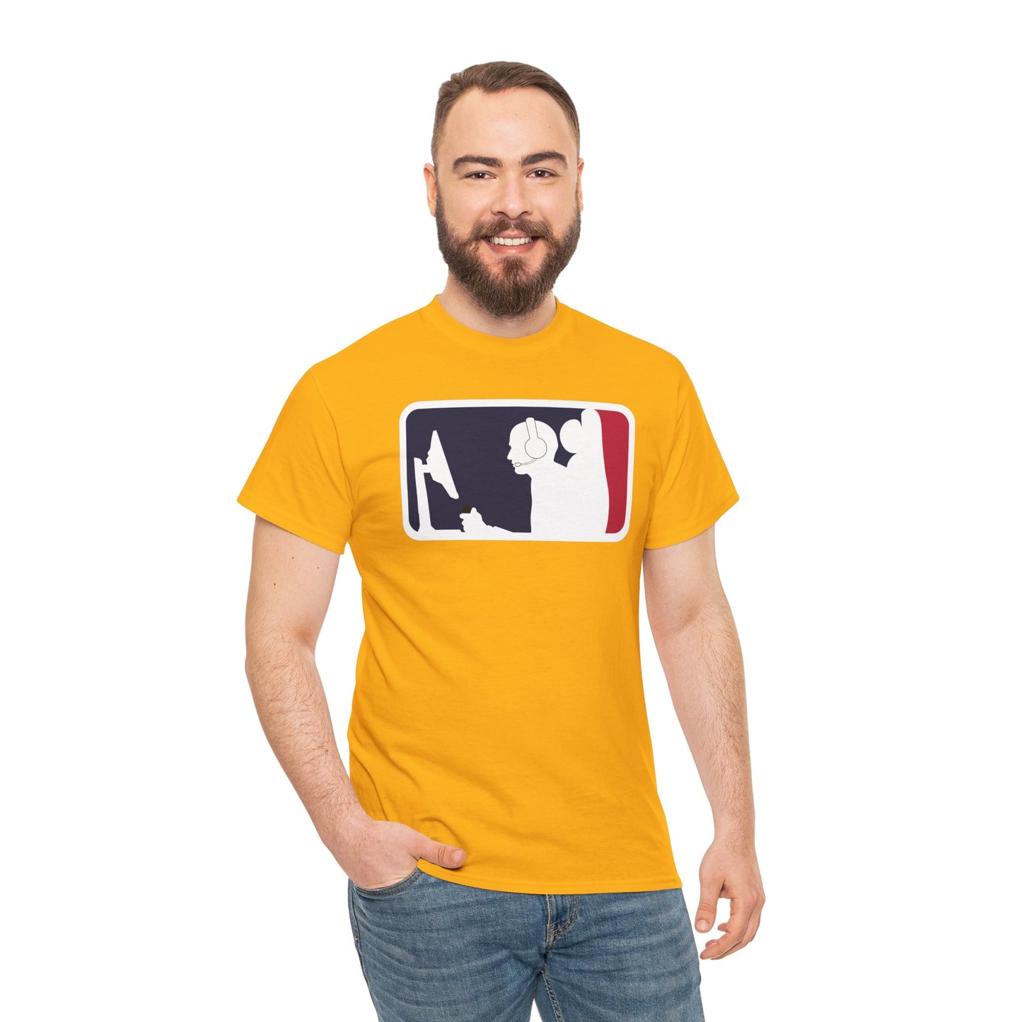 MAJOR LEAGUE GAMER (CONSOLE). Unisex Heavy Cotton Tee