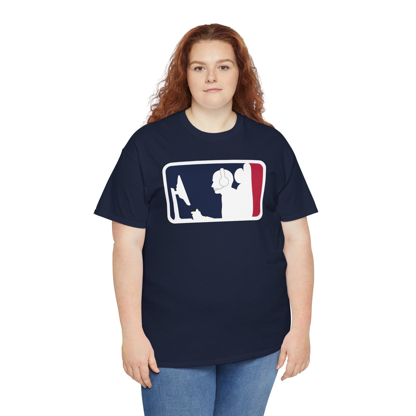 MAJOR LEAGUE GAMER (CONSOLE). Unisex Heavy Cotton Tee