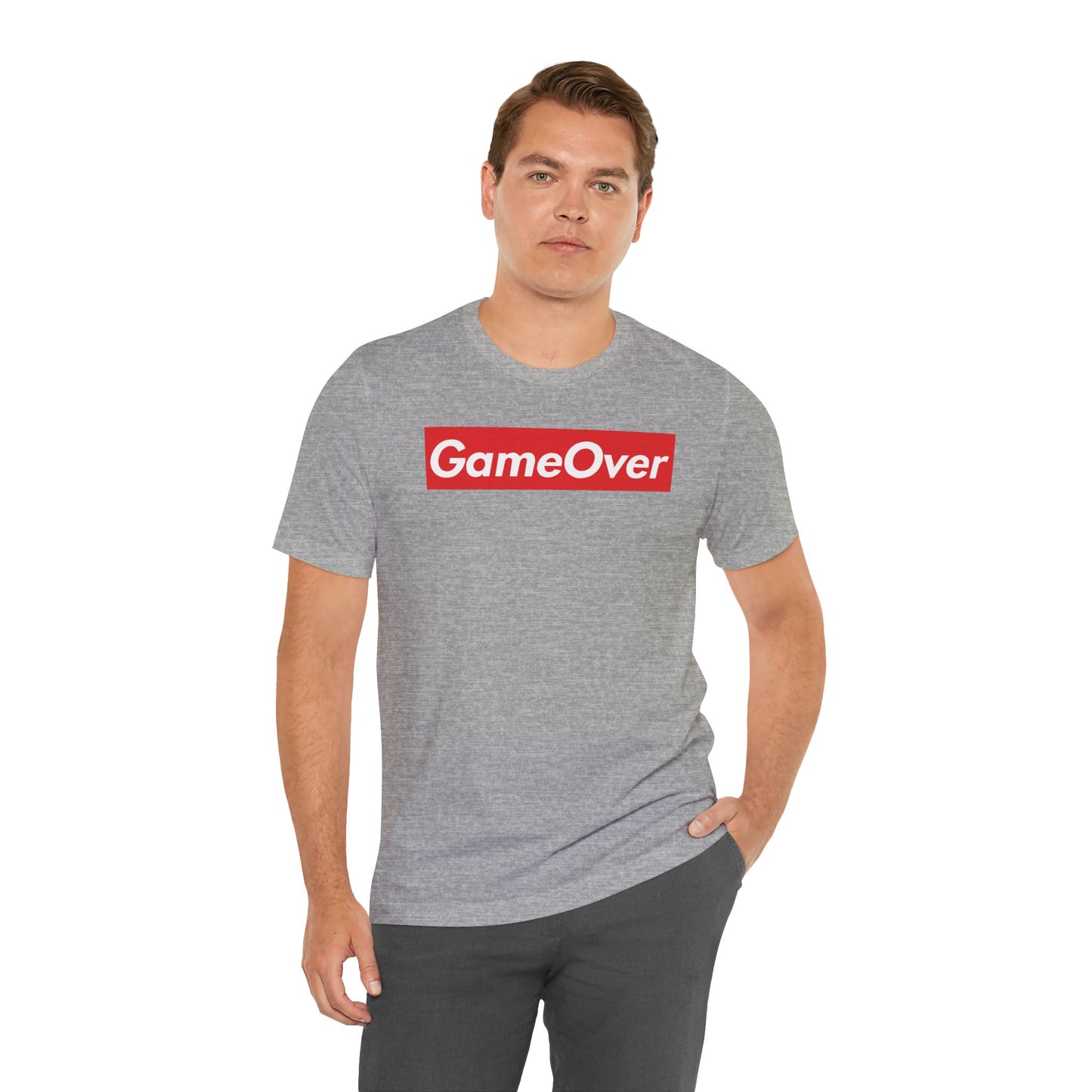 SUPER GAME OVER. Unisex Jersey Short Sleeve Tee