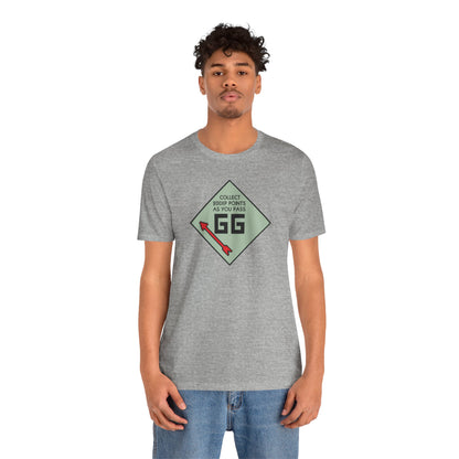 GG PASS GO COLLECT 200XP. Unisex Jersey Short Sleeve Tee