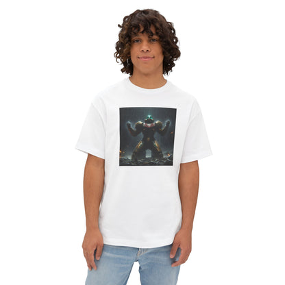 DEAD PLANET (AI generated). Unisex Oversized Boxy Tee