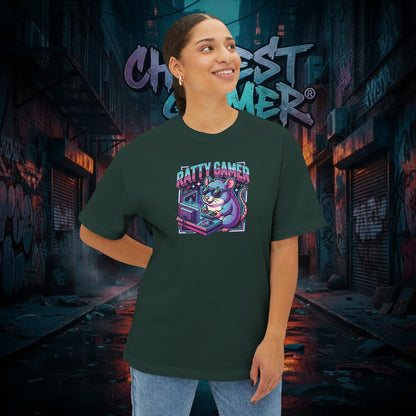 RATTY GAMER. Unisex Oversized Boxy Tee