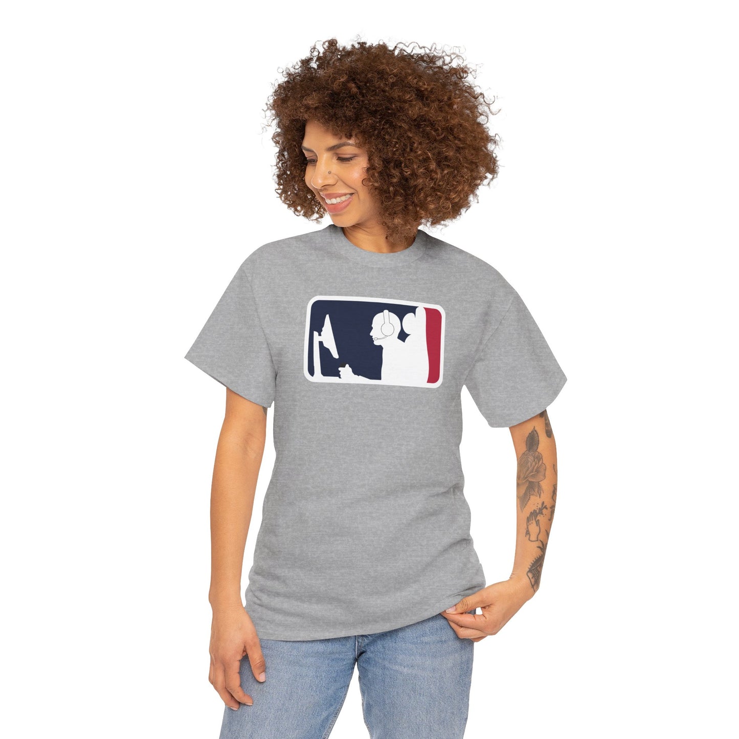 MAJOR LEAGUE GAMER (CONSOLE). Unisex Heavy Cotton Tee