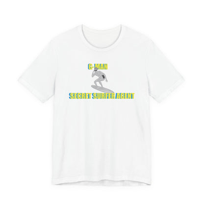 PLATINUM SURFER. Unisex Jersey Short Sleeve Tee