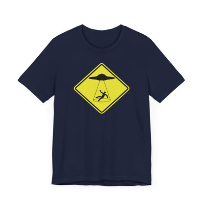 CAUTION UFO! Unisex Jersey Short Sleeve Tee