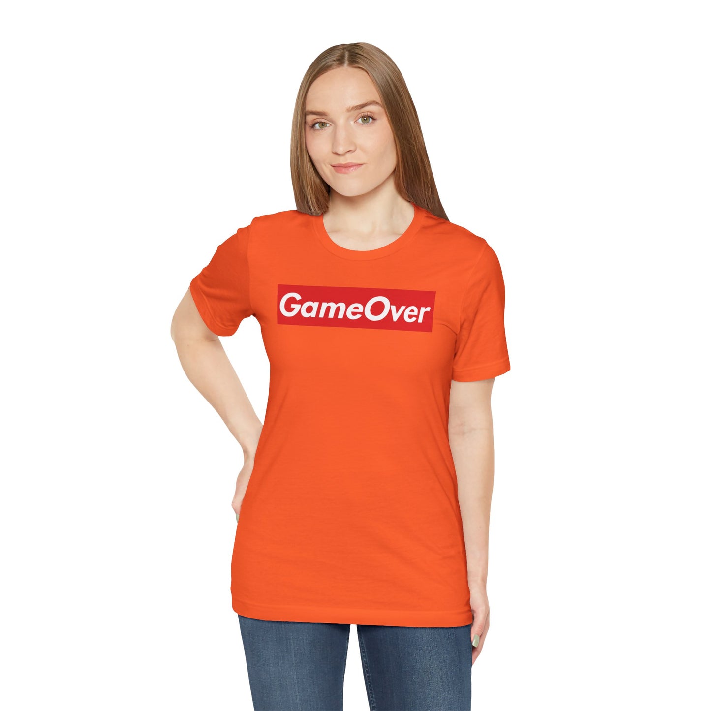 SUPER GAME OVER. Unisex Jersey Short Sleeve Tee