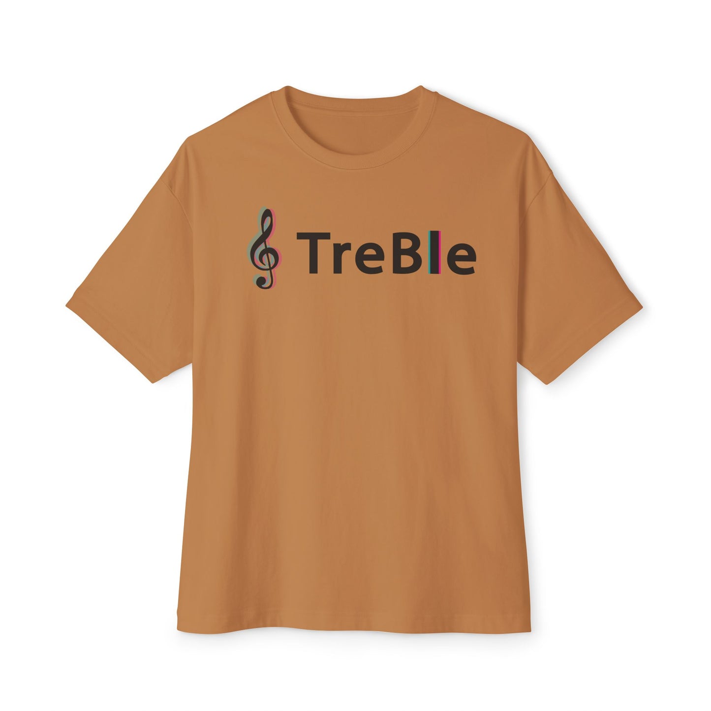 TREBLE TOCK. Unisex Oversized Boxy Tee