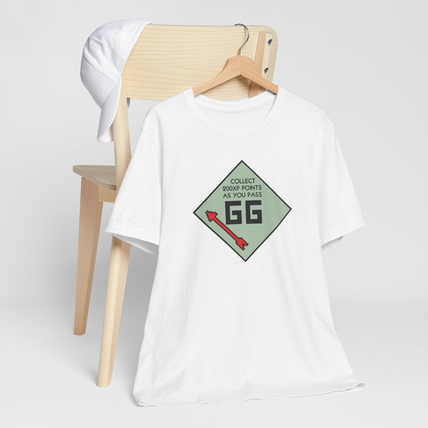 GG PASS GO COLLECT 200XP. Unisex Jersey Short Sleeve Tee