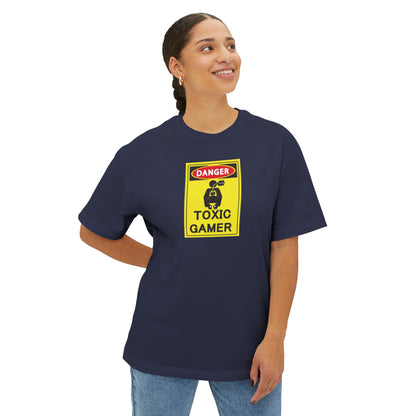 TOXIC GAMER. Unisex Oversized Boxy Tee