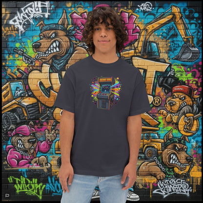 INSERT COIN. Unisex Oversized Boxy Tee