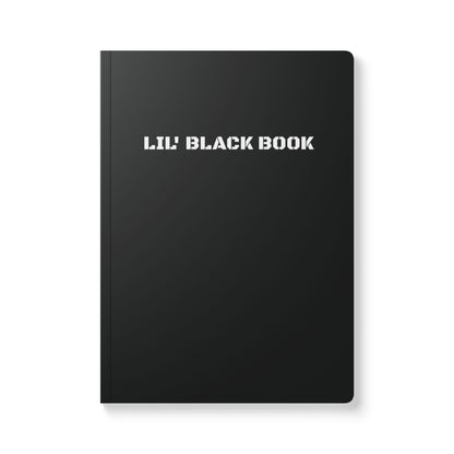 LIL' BLACK BOOK. Softcover Journal (with Inside Prints)