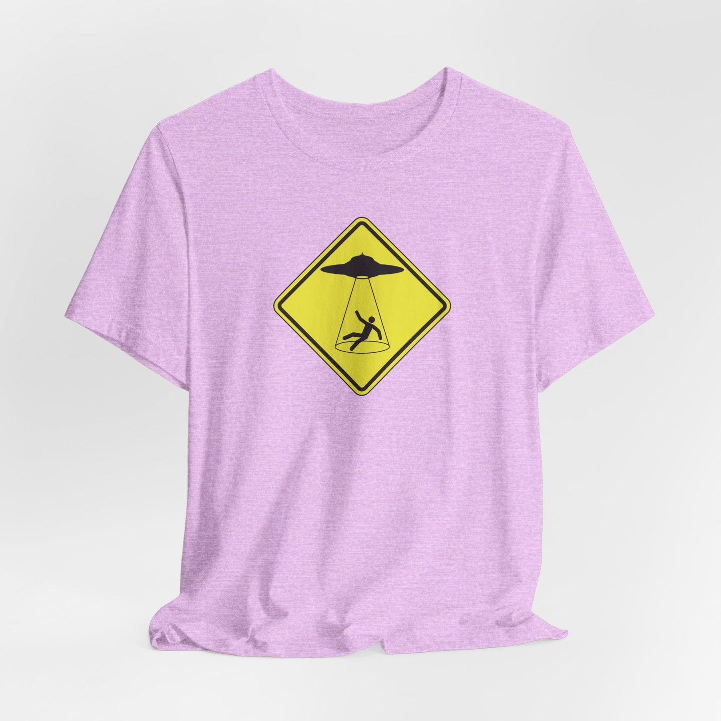 CAUTION UFO! Unisex Jersey Short Sleeve Tee