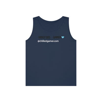 VERIFIED GAMER. Unisex Heavy Cotton Tank Top