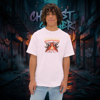 SHARKCANO V2. Unisex Oversized Boxy Tee