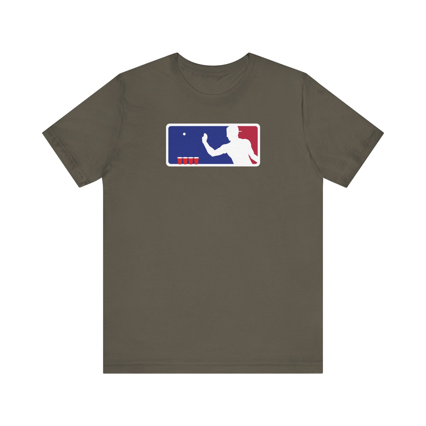 MAJOR LEAGUE PONGER. Unisex Jersey Short Sleeve Tee