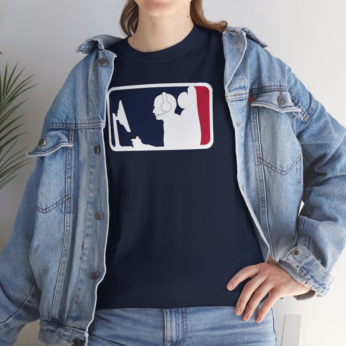 MAJOR LEAGUE GAMER (CONSOLE). Unisex Heavy Cotton Tee