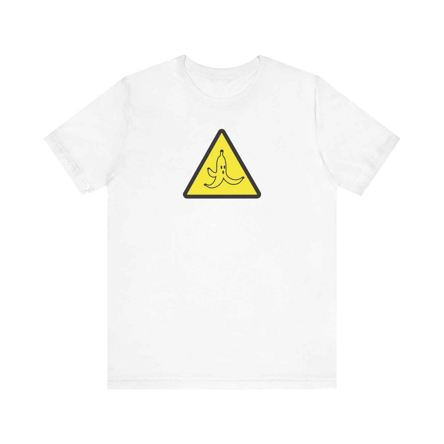 CAUTION BANANA. Unisex Jersey Short Sleeve Tee