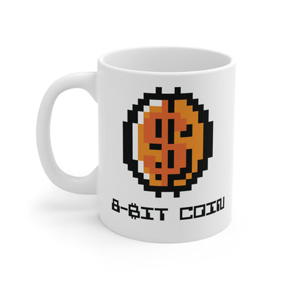 8-BIT COIN. Mug 11oz