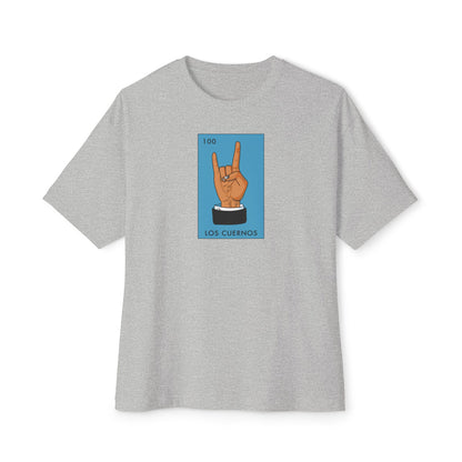LOS CUERNOS (THE HORNS) Unisex Oversized Boxy Tee