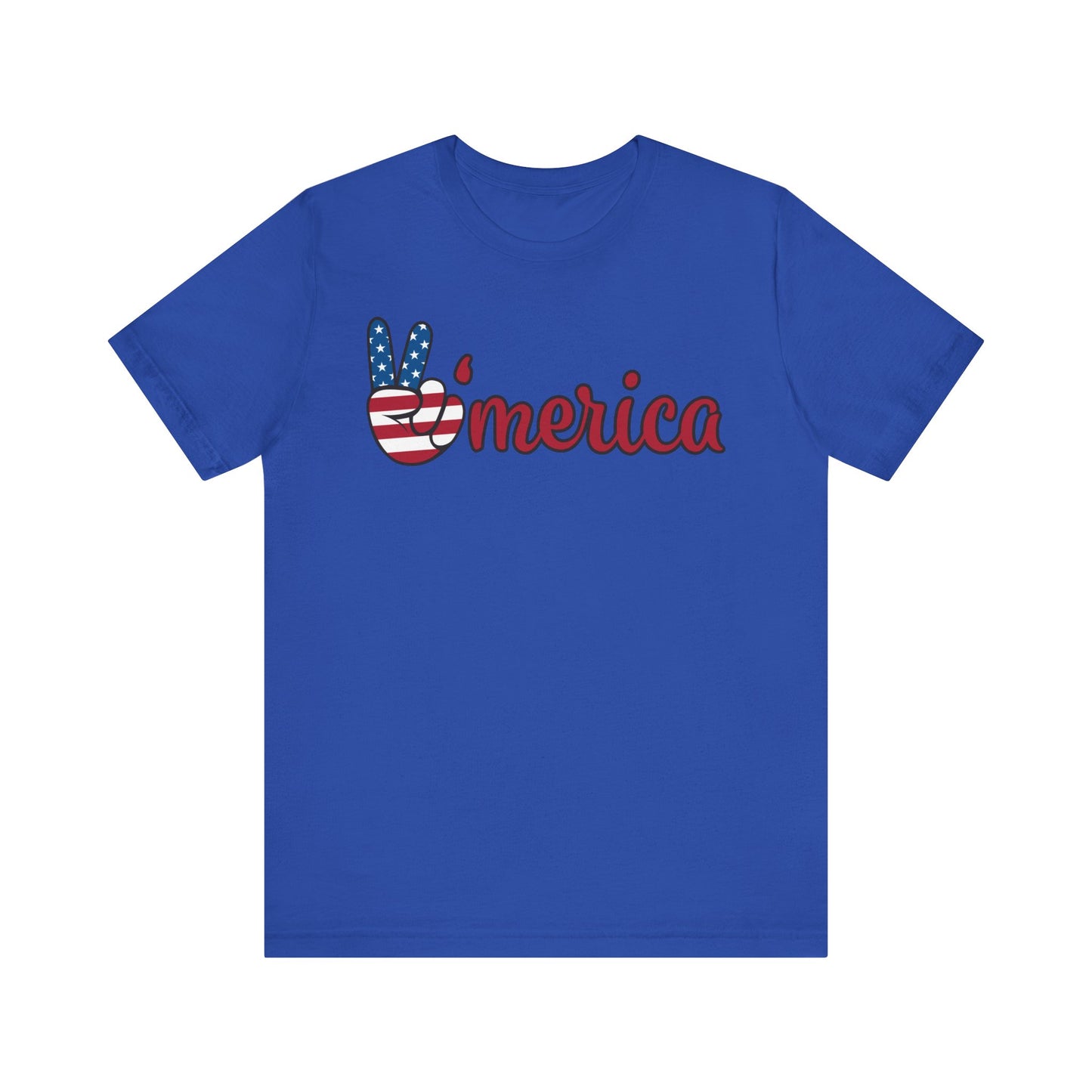 'MERICA. Unisex Jersey Short Sleeve Tee