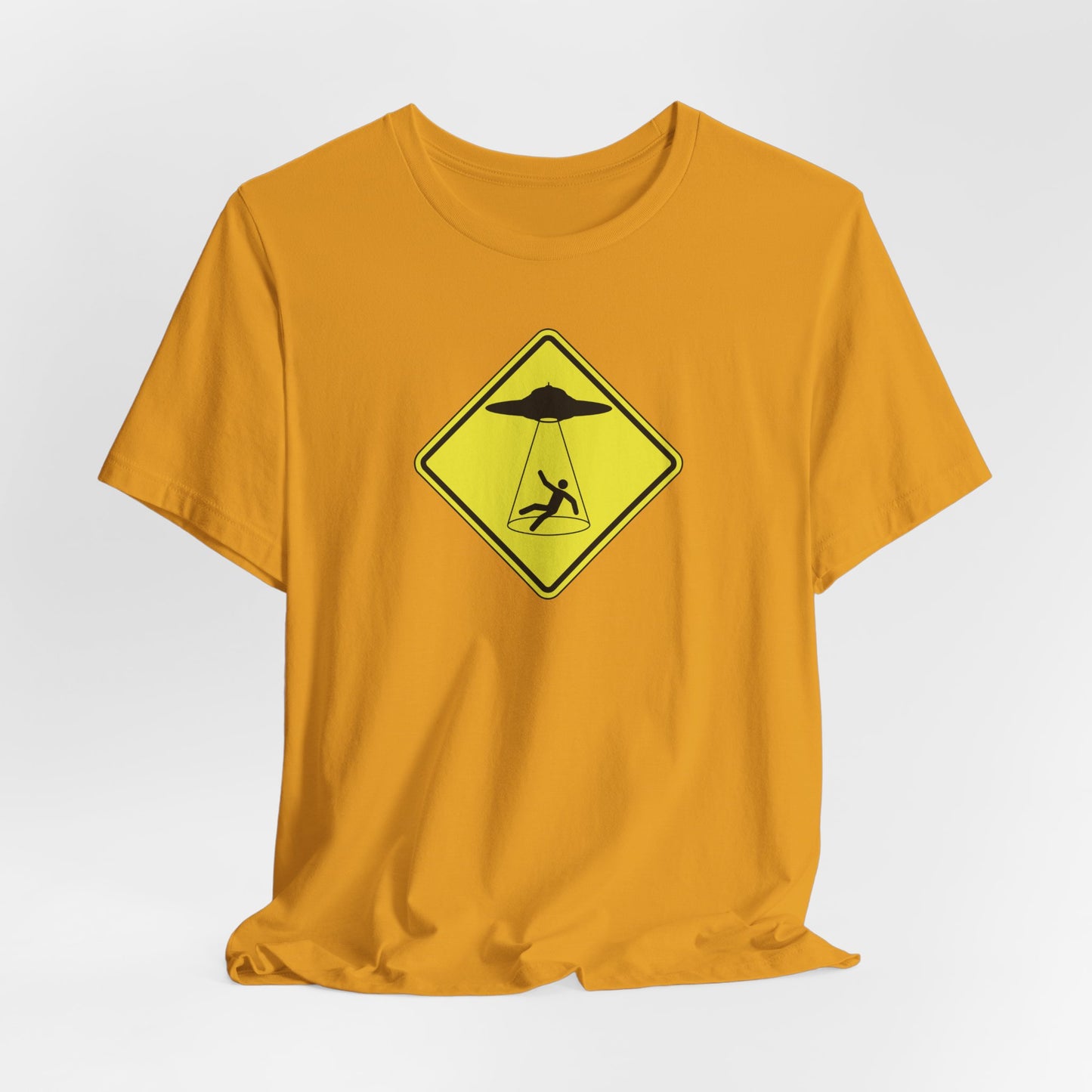 CAUTION UFO! Unisex Jersey Short Sleeve Tee