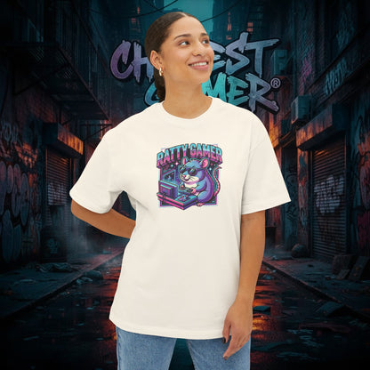 RATTY GAMER. Unisex Oversized Boxy Tee