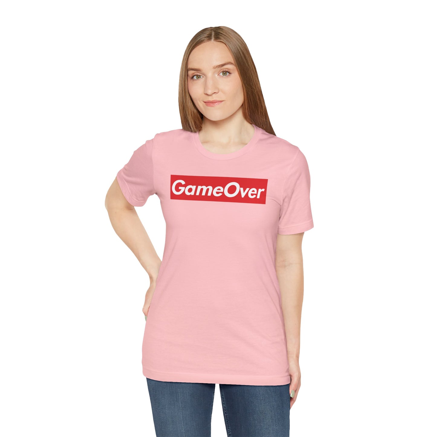 SUPER GAME OVER. Unisex Jersey Short Sleeve Tee