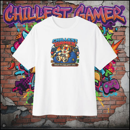 PUPPY GAMER. Unisex Oversized Boxy Tee
