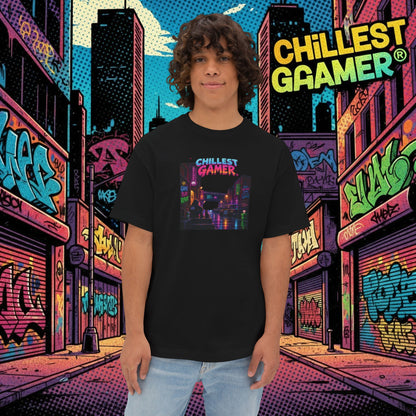 CHILLEST GAMER® ALLEY. Unisex Oversized Boxy Tee