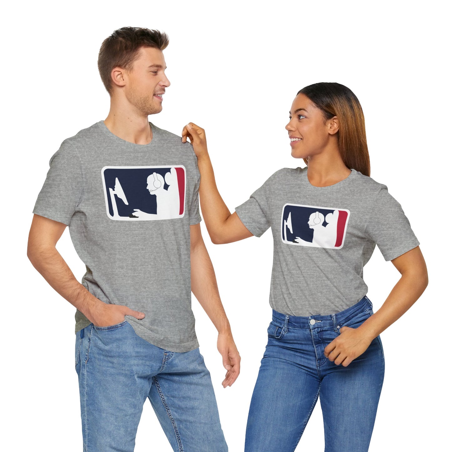 MAJOR LEAGUE GAMER (PC). Unisex Jersey Short Sleeve Tee