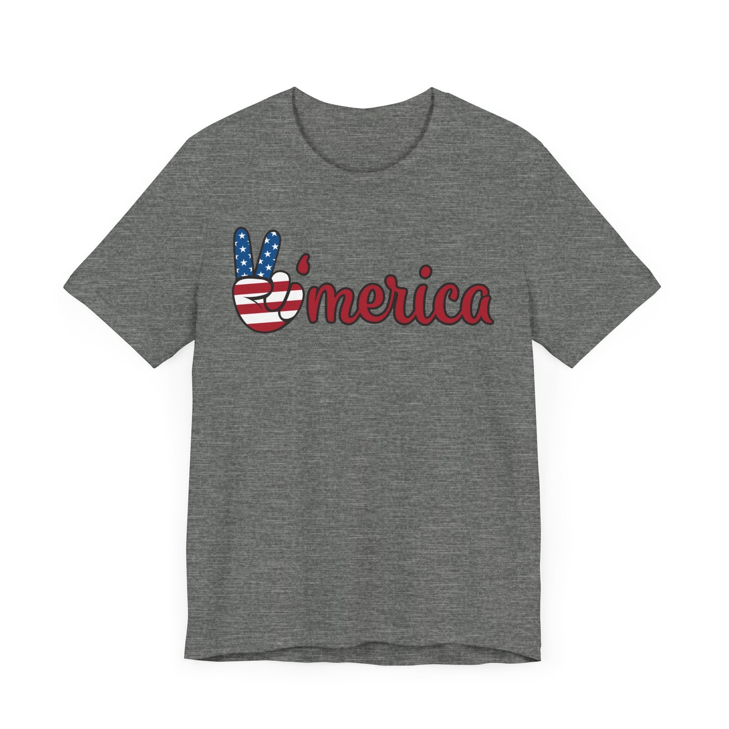 'MERICA. Unisex Jersey Short Sleeve Tee