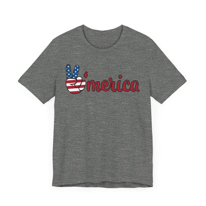 'MERICA. Unisex Jersey Short Sleeve Tee