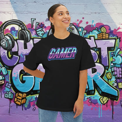 GAMER. Unisex Oversized Boxy Tee
