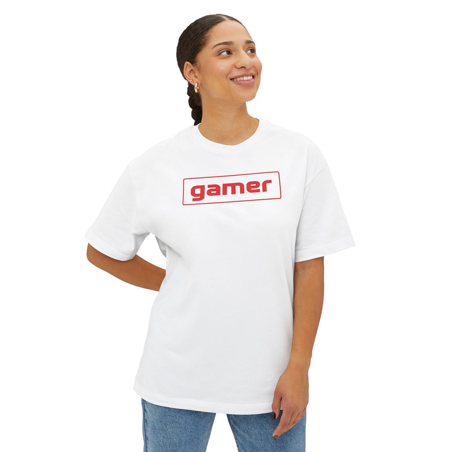 MANCO GAMER. Unisex Oversized Boxy Tee