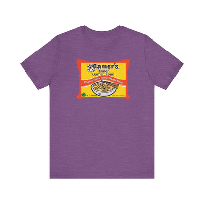 RAMEN GAMER FOOD. Unisex Jersey Short Sleeve Tee