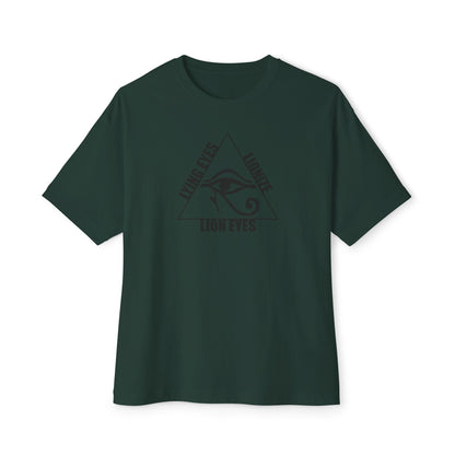 LYING EYES LIONIZE LION EYES. Unisex Oversized Boxy Tee