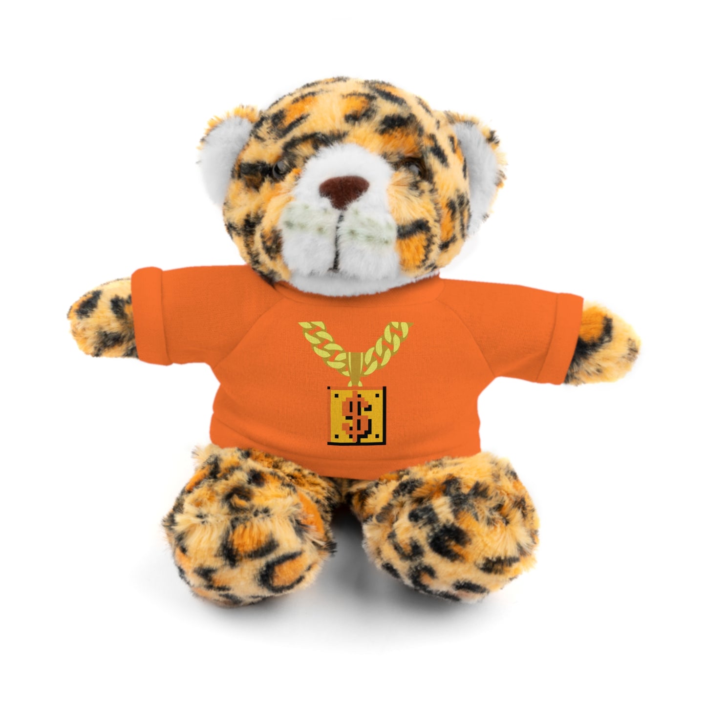 HUG LIFE. Stuffed Animals with COIN BOX CUBAN CHAIN $? Tee