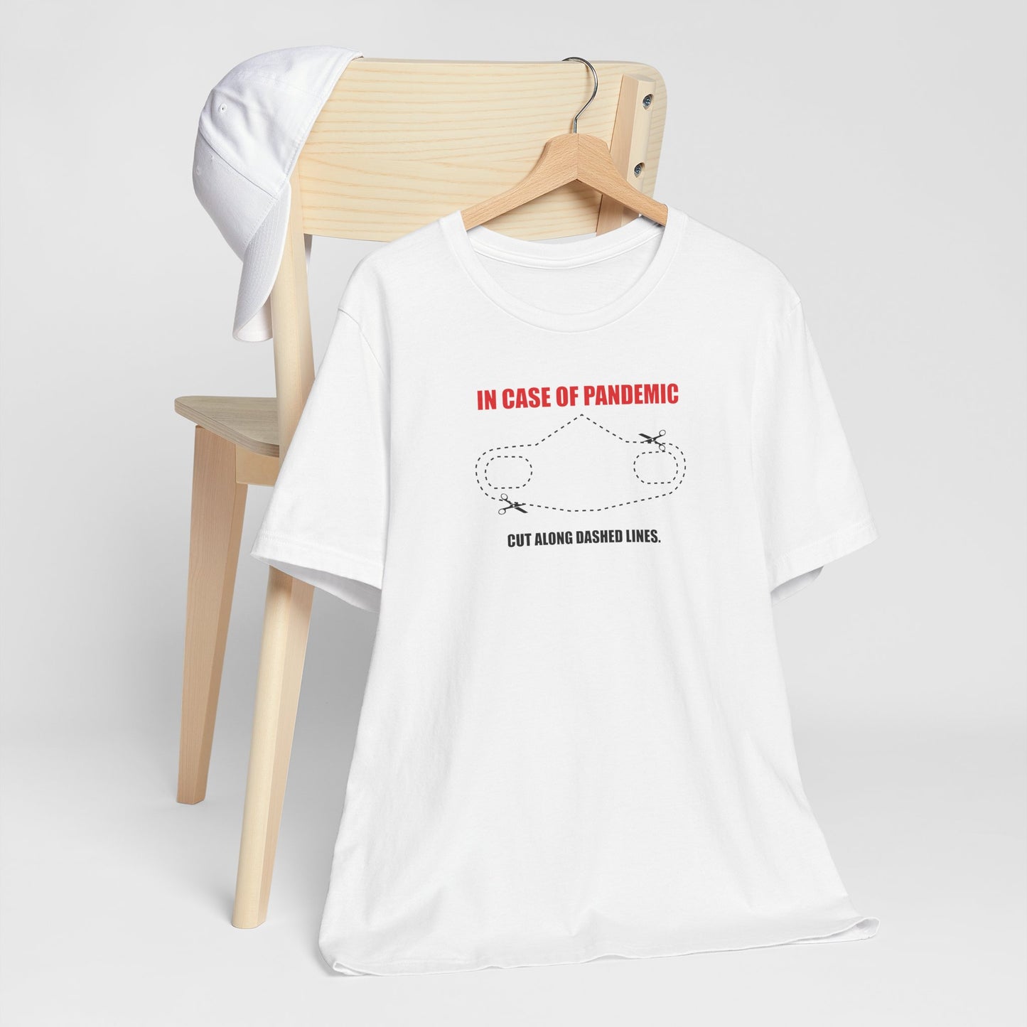 CUT IN CASE OF PANDEMIC. Unisex Jersey Short Sleeve Tee