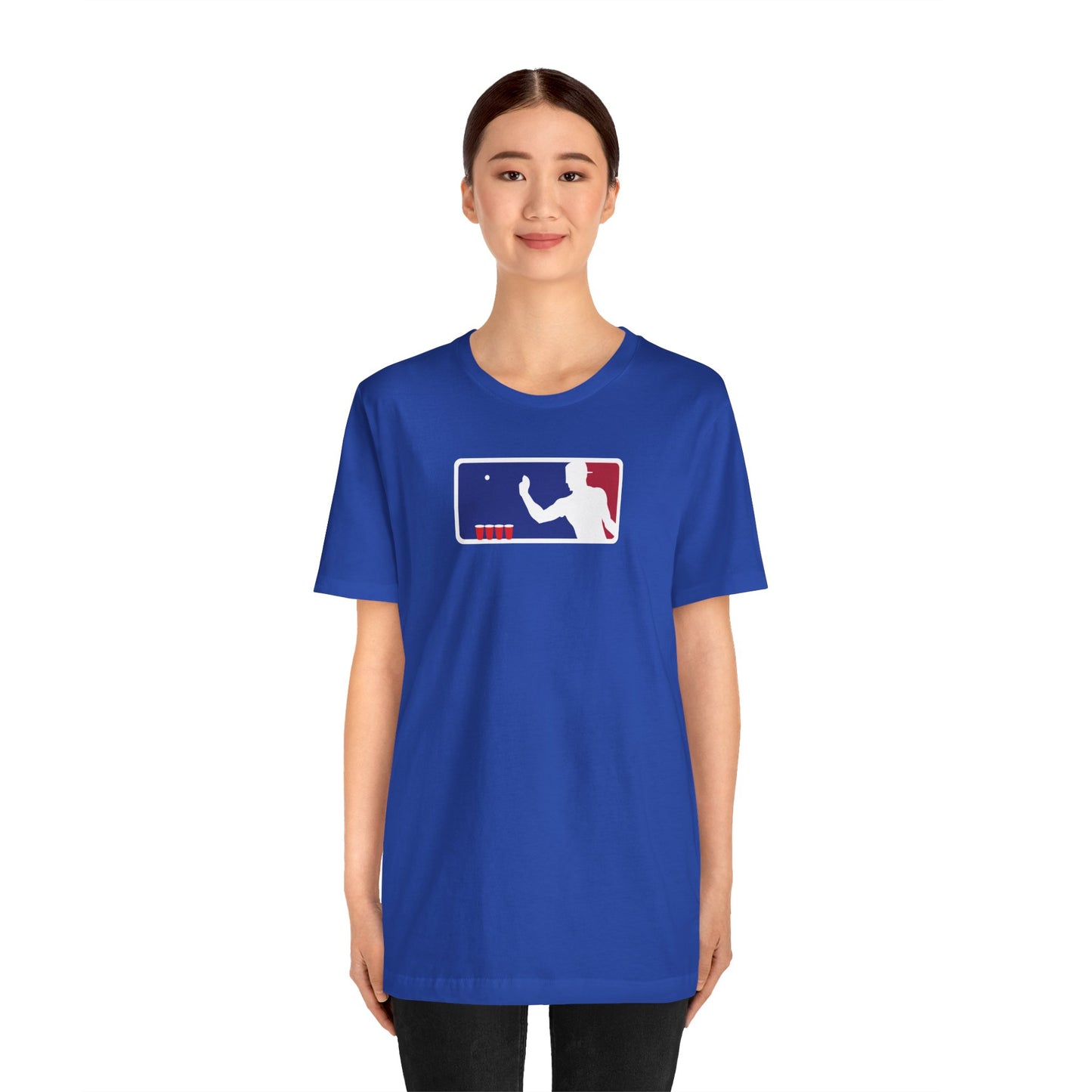MAJOR LEAGUE PONGER. Unisex Jersey Short Sleeve Tee