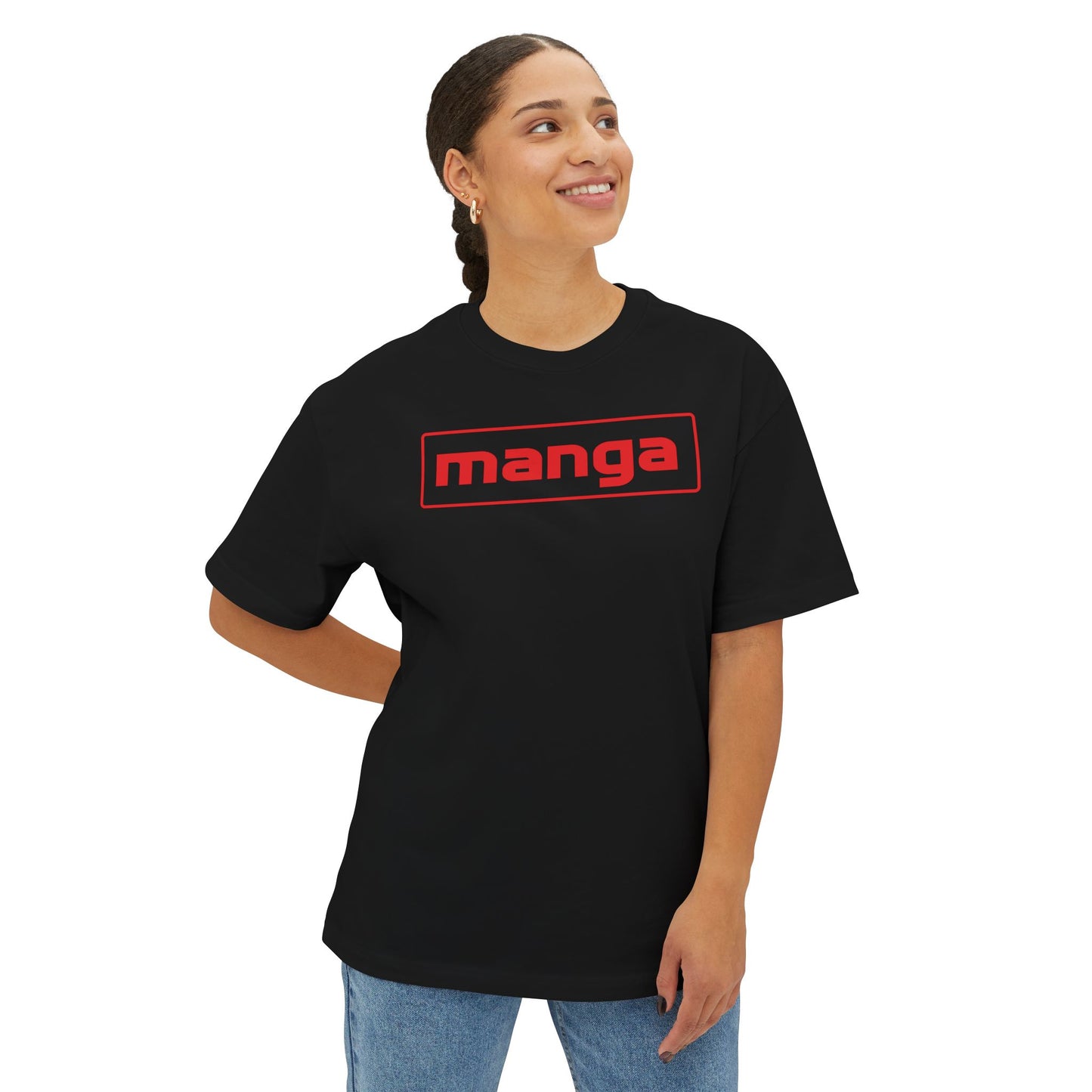 MANCO MANGA. Unisex Oversized Boxy Tee
