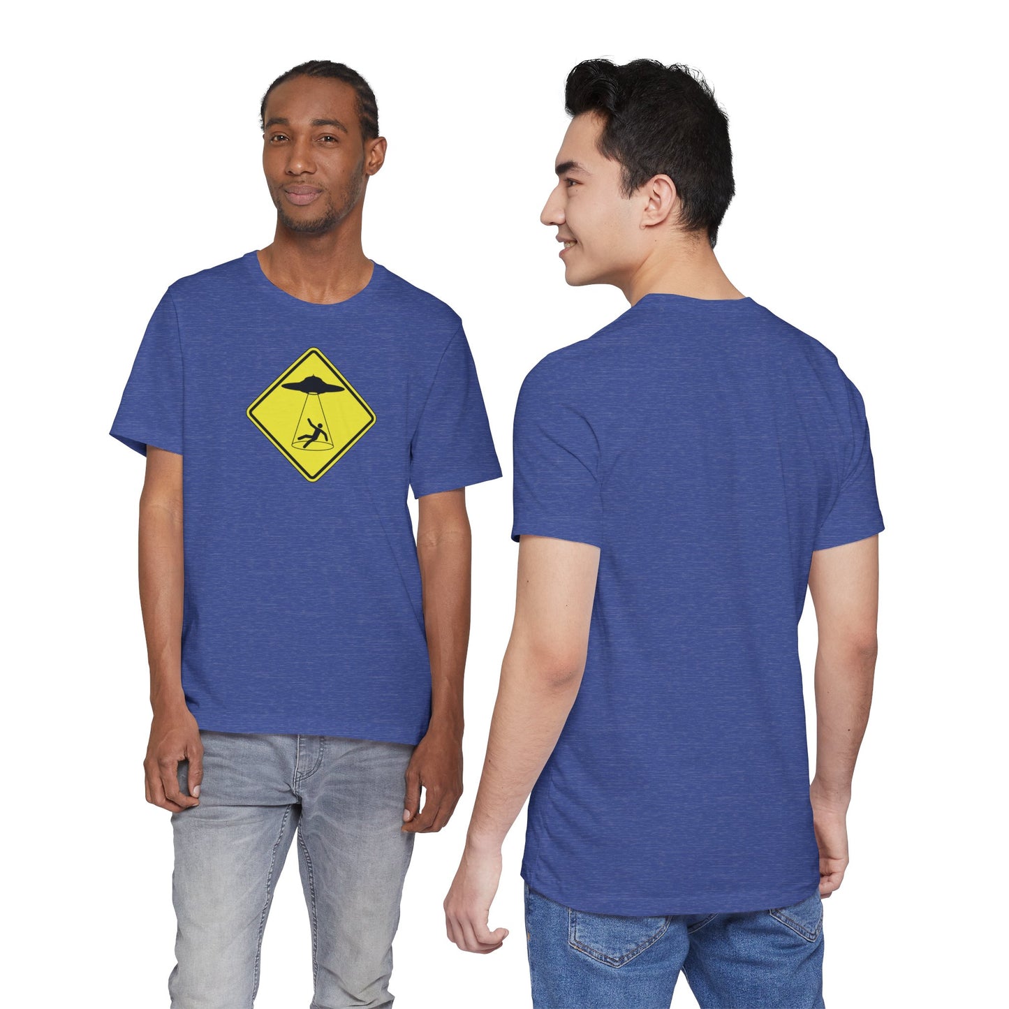 CAUTION UFO! Unisex Jersey Short Sleeve Tee