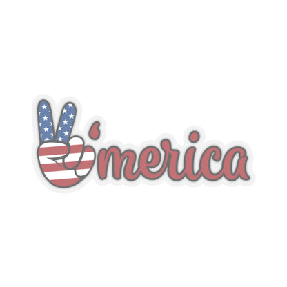 'MERICA. Kiss-Cut Stickers